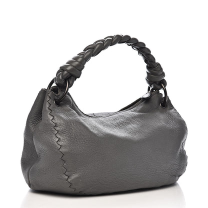 Bottega Veneta Cervo Braided Zip Hobo Ferro 3 of 15