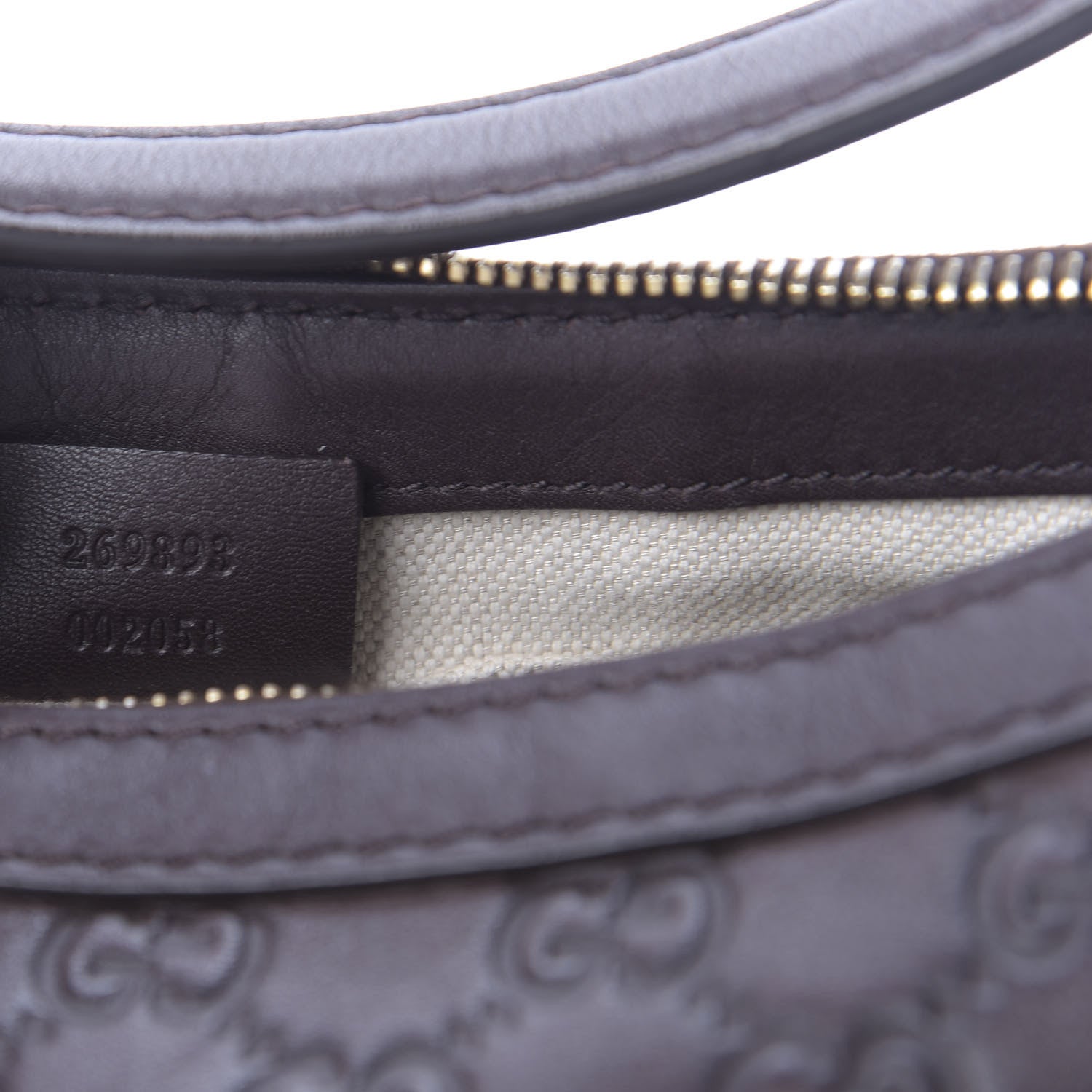 Gucci Guccissima Small Mayfair Shoulder Bag Brown 9 of 9
