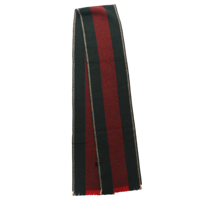 Gucci Wool Web Navas Scarf Green Red 2 of 3
