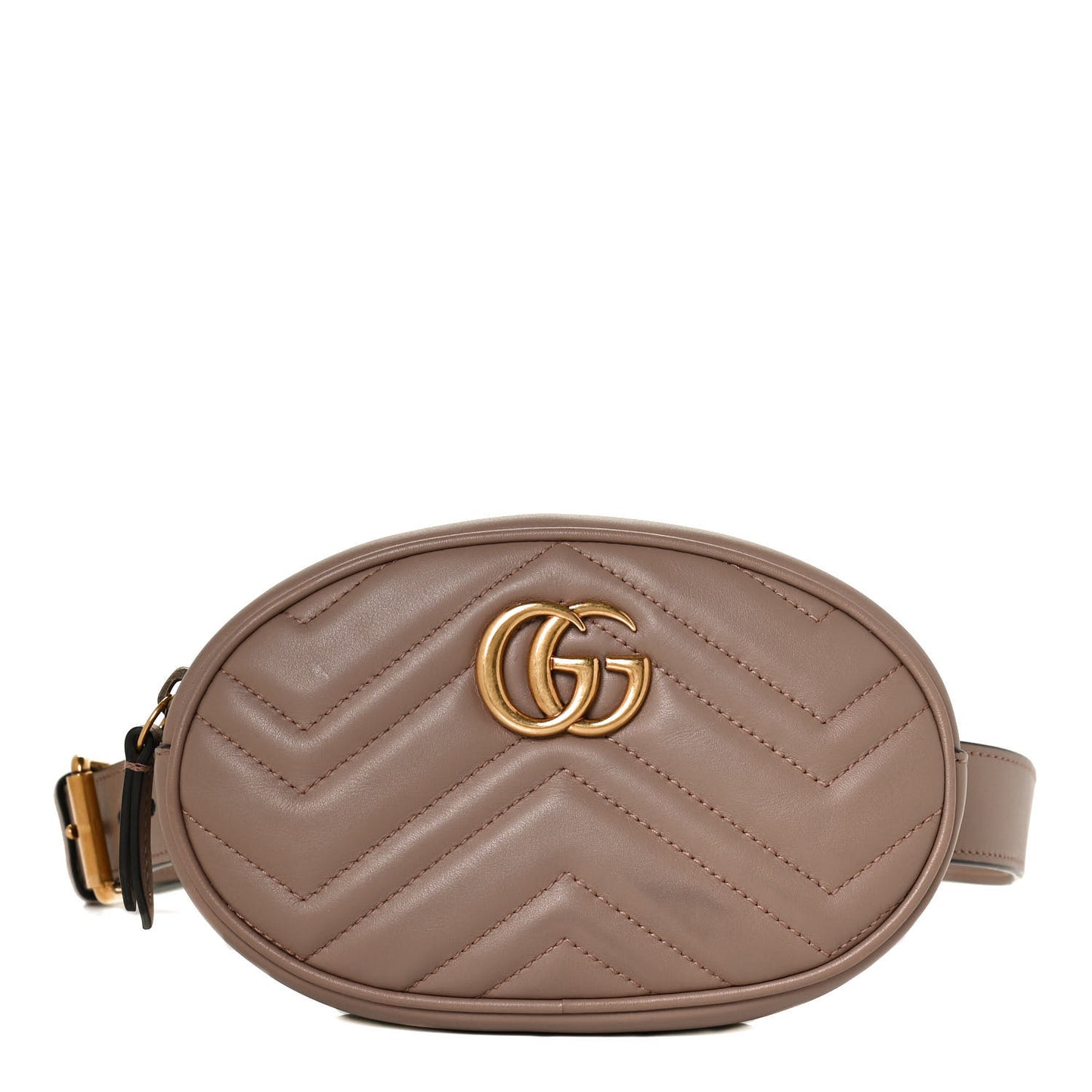 Calfskin Matelasse GG Marmont Belt Bag 95 38 Porcelain Rose
