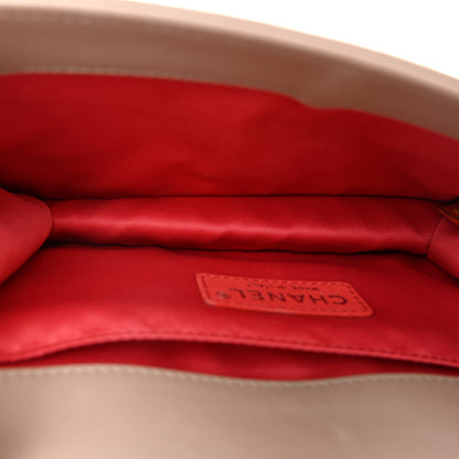 Chanel Vinyl Lipstick Wallet On Chain WOC Beige 5 of 12