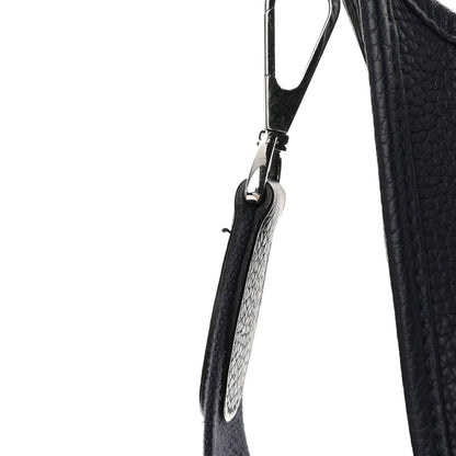 Hermes Taurillon Clemence Evelyne III PM Bleu Nuit 14 of 15
