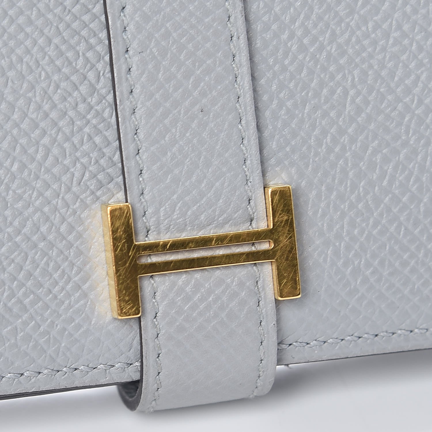 Hermes Epsom Bearn Gusset Wallet Gris Mouette 8 of 8