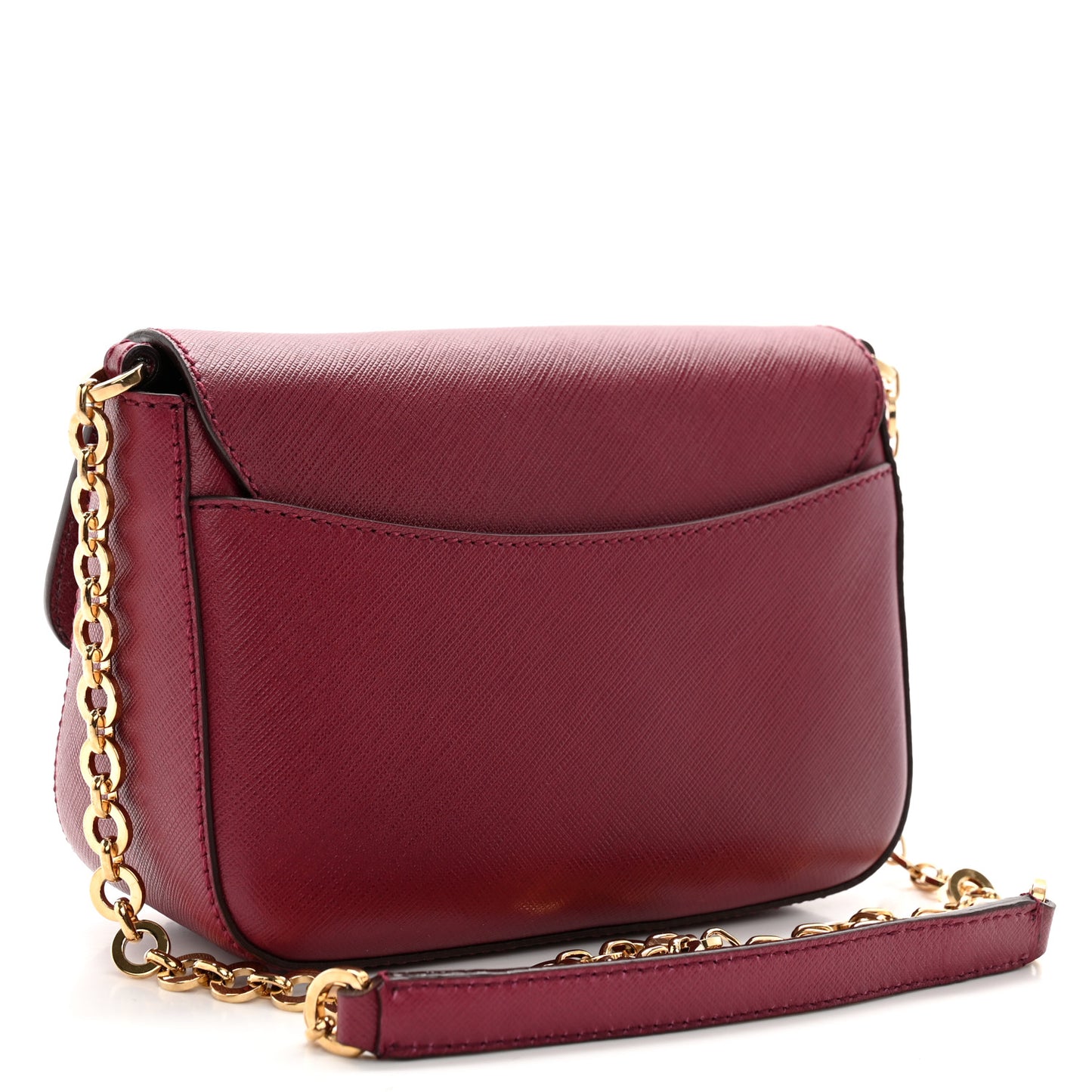 Saffiano Paris Crossbody Bag Wine