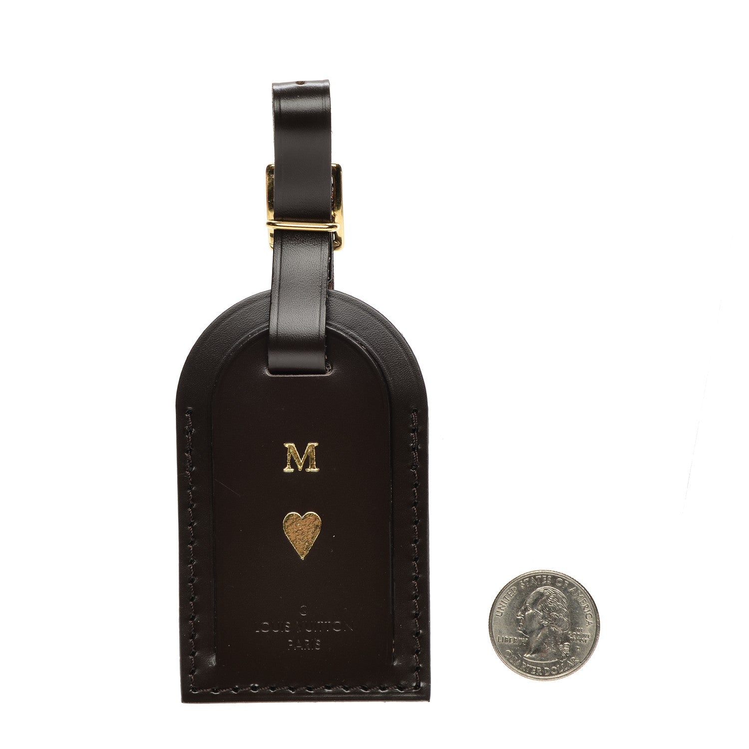 Louis Vuitton Calfskin Luggage Tag Ebene 3 of 4