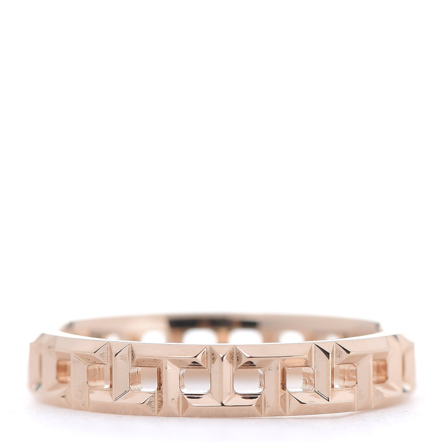 18K Rose Gold Narrow T True Ring 49 5