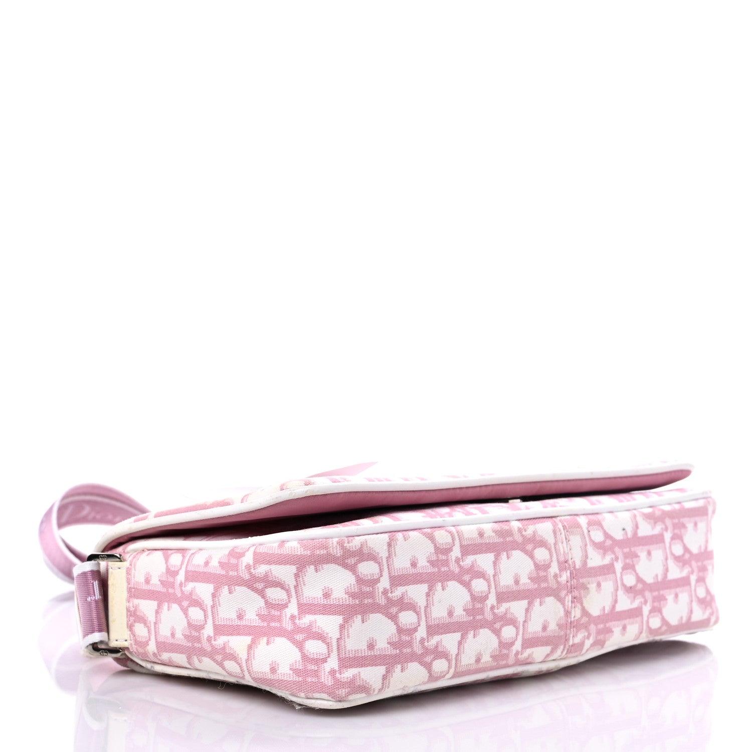 Christian Dior Monogram Girly Flap Reporter Rose Clair 3 of 17