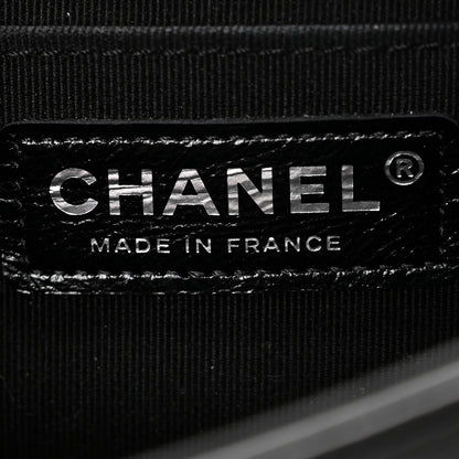 Chanel Metallic Glazed Calfskin Small Boy Flap Black Gold 6 of 11