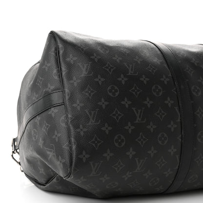 Louis Vuitton Monogram Eclipse Keepall Bandouliere 55 9 of 19