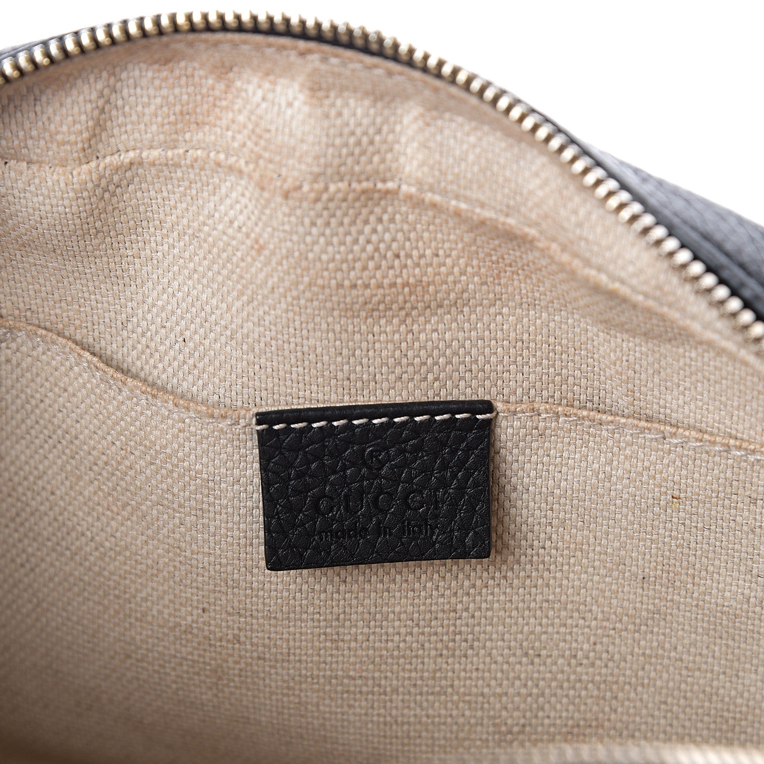 Gucci Pebbled Calfskin Small Soho Disco Bag Black 6 of 8