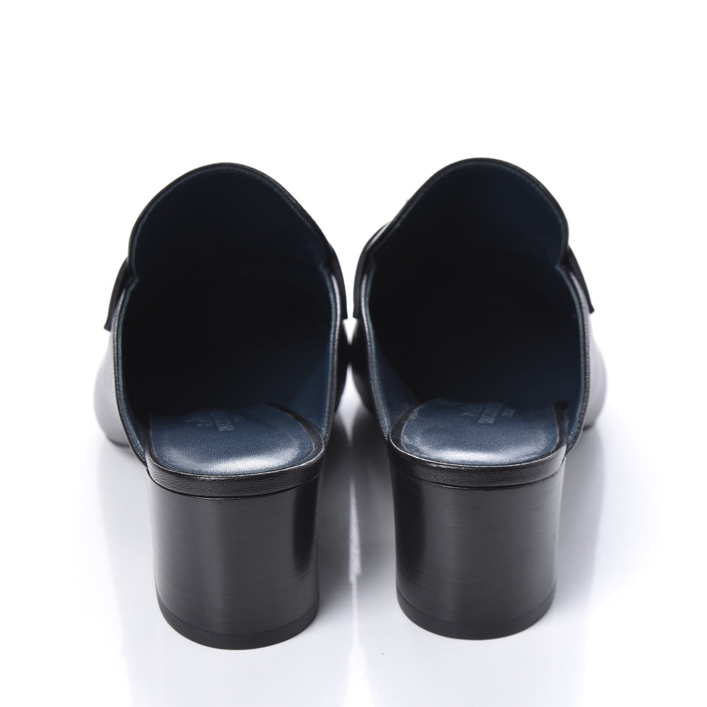 Goatskin Paradis Mules 37.5 Black