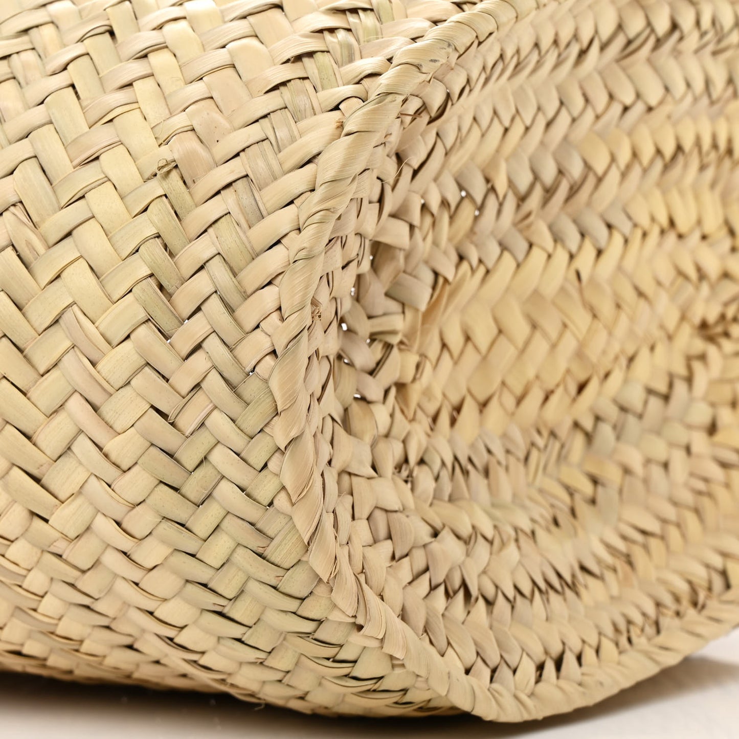 Raffia Basket Tote Bag Natural Tan