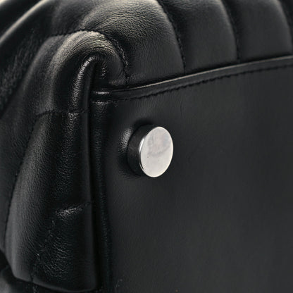 Saint Laurent Calfskin Y Quilted Monogram Large Loulou Shopper Black 11 of 16