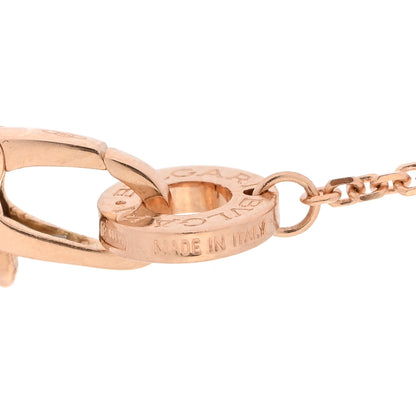 Bulgari 18K Rose Gold Diamond Turquoise Divas' Dream Pendant Necklace 4 of 4