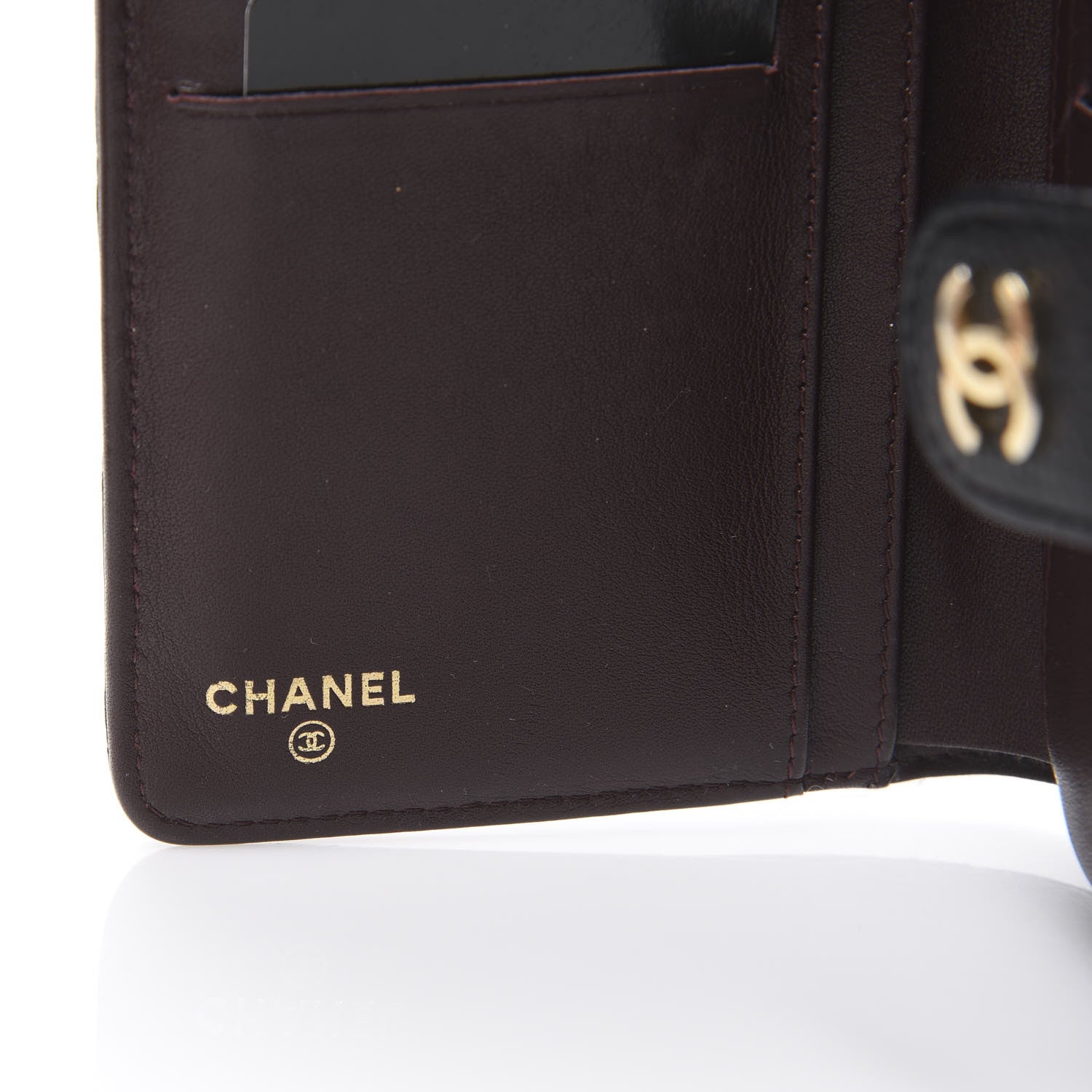 Chanel Caviar Quilted Zipped Pocket Wallet Black 5 of 6