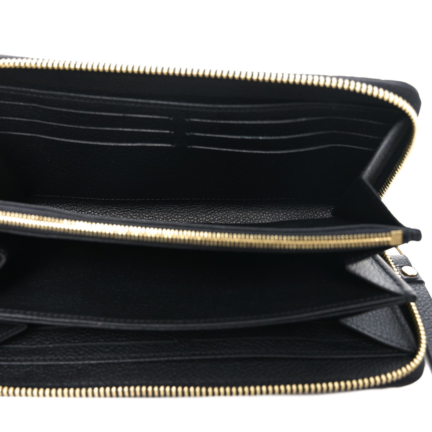Louis Vuitton Empreinte Zippy Wallet Black 5 of 6