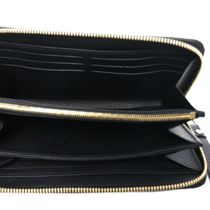 Louis Vuitton Empreinte Zippy Wallet Black 5 of 6