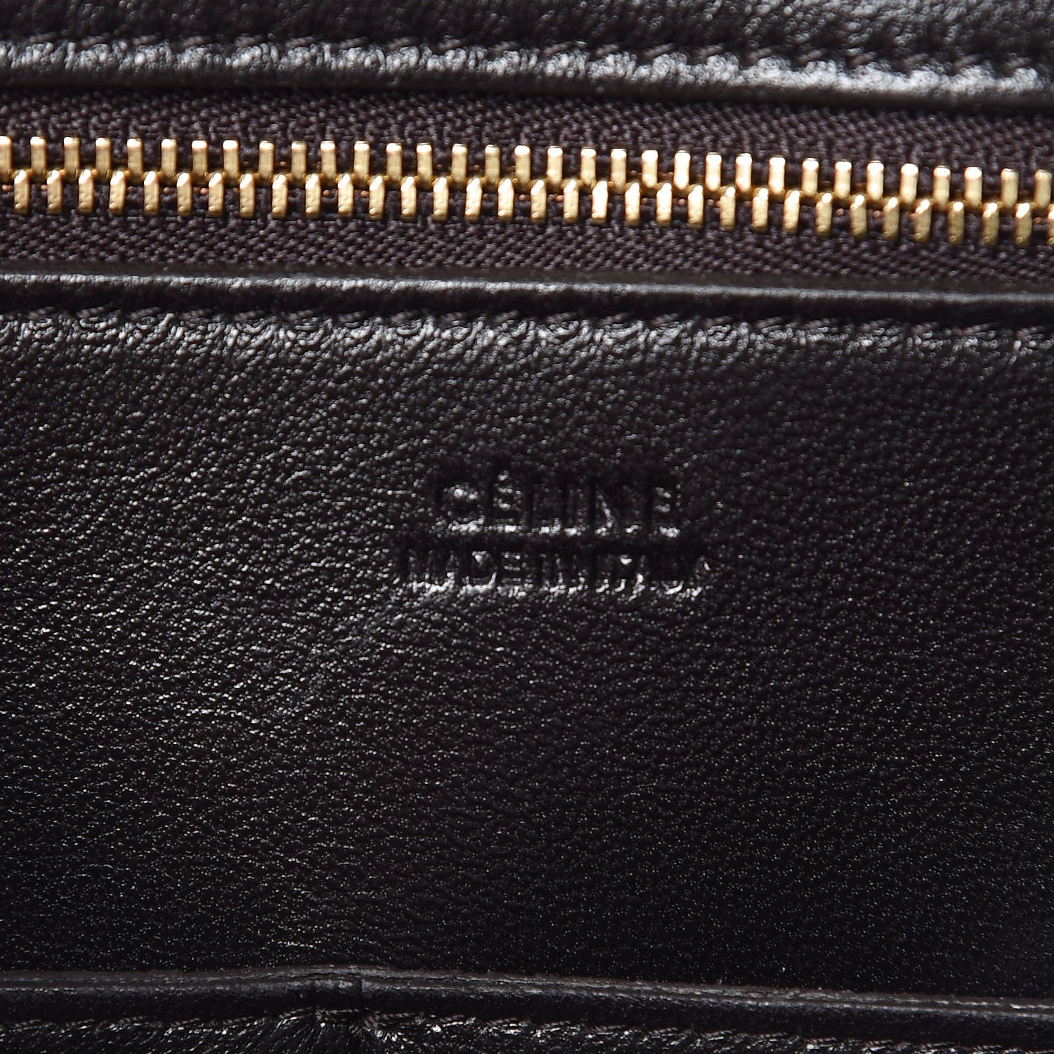 Celine Goatskin Smooth Calfskin Small Ring Bag Dark Taupe 7 of 15