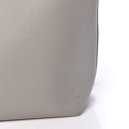 Saint Laurent Calfskin Large Shopping Tote Oyster Gray 20 of 21
