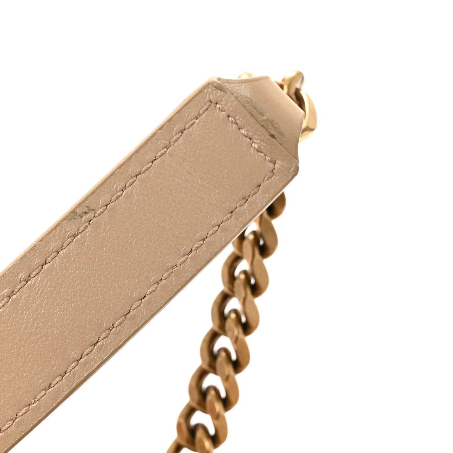 Calfskin Y Quilted Monogram Small Loulou Crossbody Bag Dark Beige