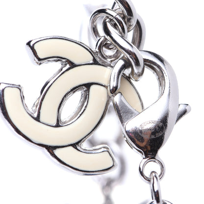 Chanel Pearl CC Long Necklace Pearly White Blue 8 of 14