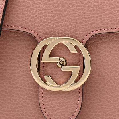 Gucci Dollar Calfskin Small Interlocking G Shoulder Bag Soft Pink 10 of 10