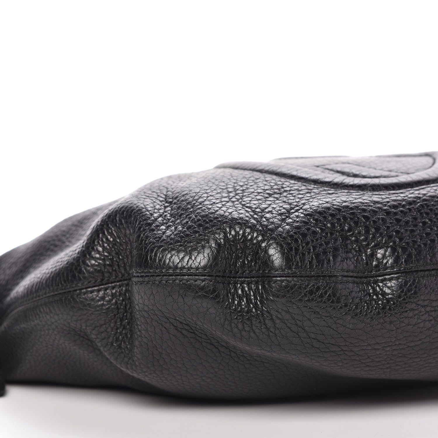 Gucci Pebbled Calfskin Medium Soho Hobo Black 6 of 12