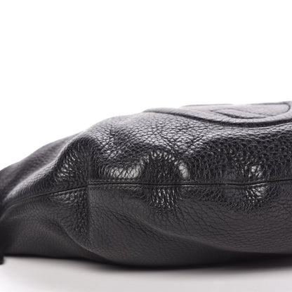 Gucci Pebbled Calfskin Medium Soho Hobo Black 6 of 12