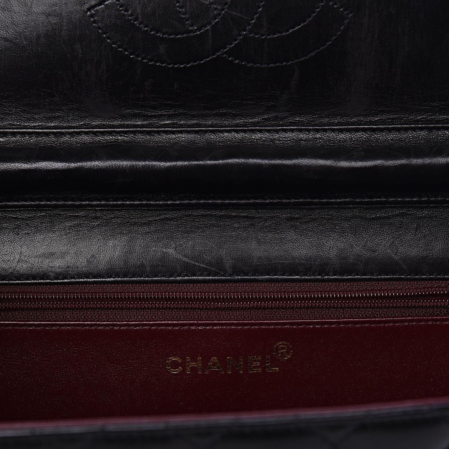 Chanel Lambskin Quilted Medium Single Flap Black 10 of 21