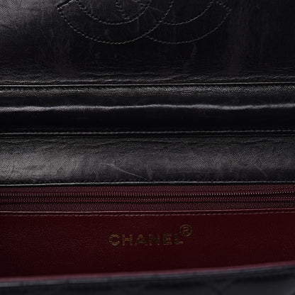 Chanel Lambskin Quilted Medium Single Flap Black 10 of 21