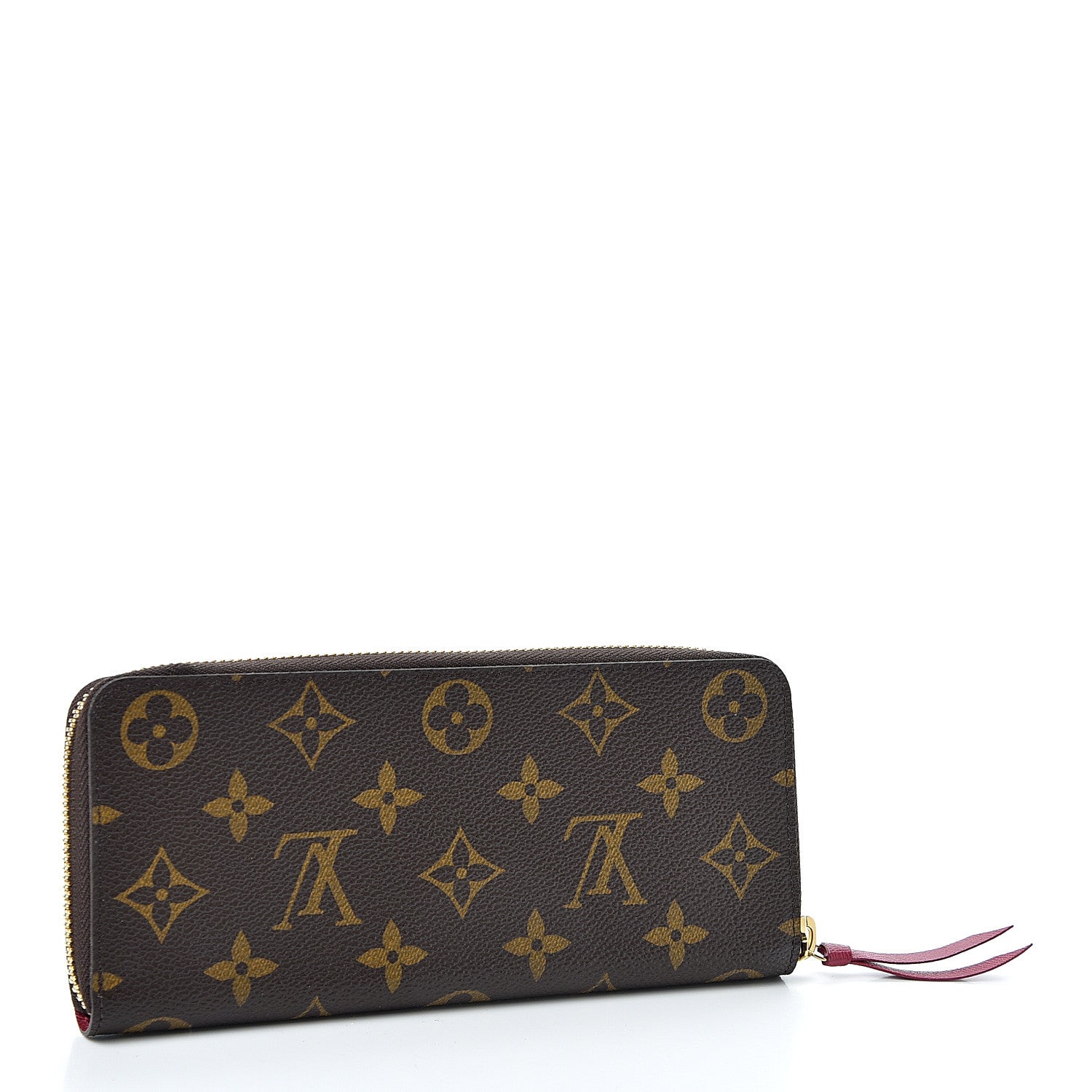Louis Vuitton Monogram Clemence Wallet Fuchsia 2 of 8