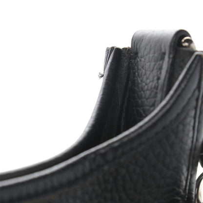 Hermes Taurillon Clemence Evelyne PM Black 13 of 14