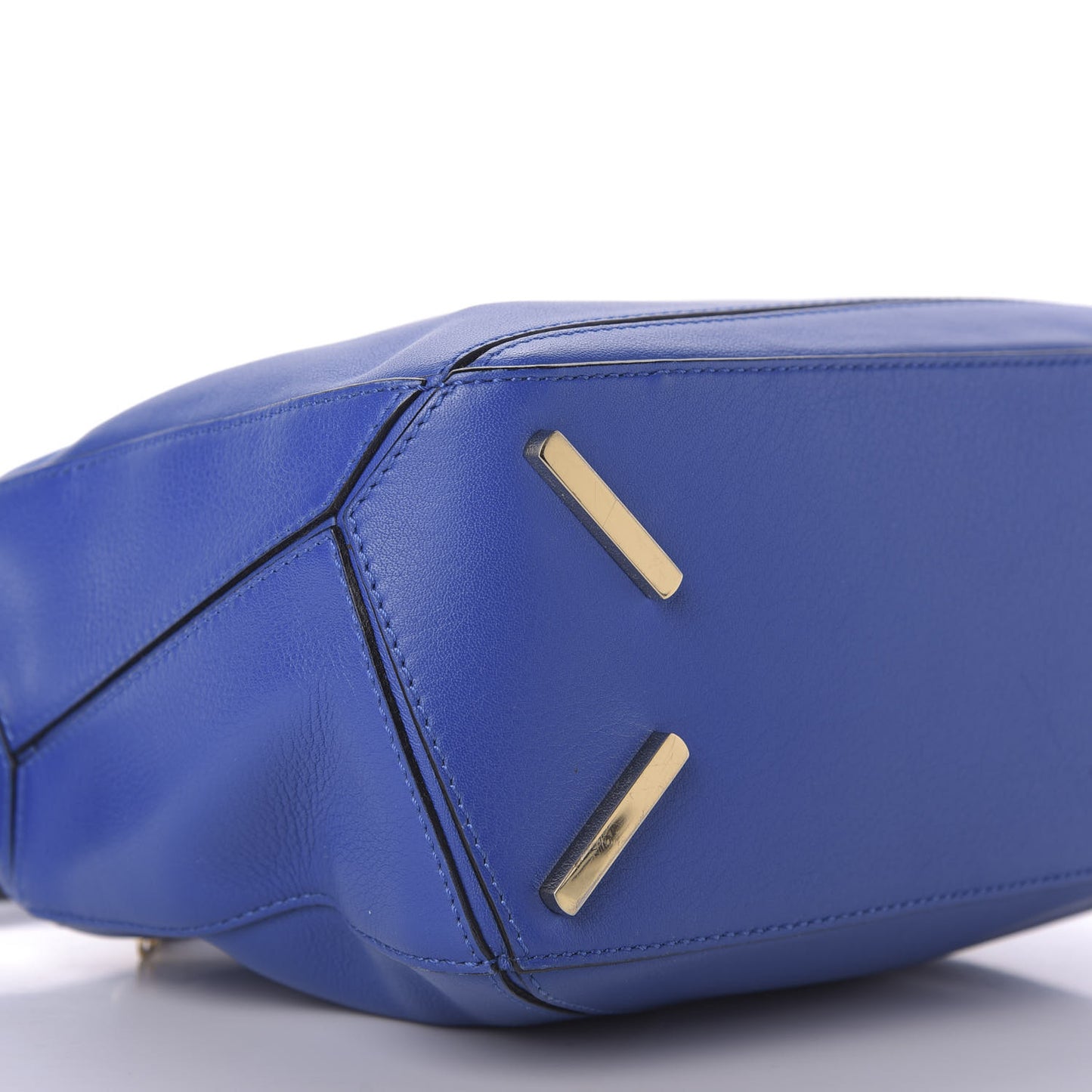 Calfskin Small Puzzle Bag Electric Blue