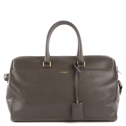 Saint Laurent Calfskin Classic Duffle 12 Fog 1 of 7