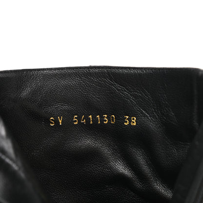 Saint Laurent Nappa Vendome Loulou Ankle Zip Boot 38 Black 8 of 10