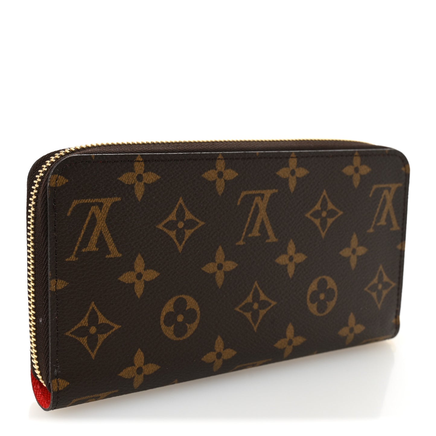Monogram Zippy Wallet Coquelicot
