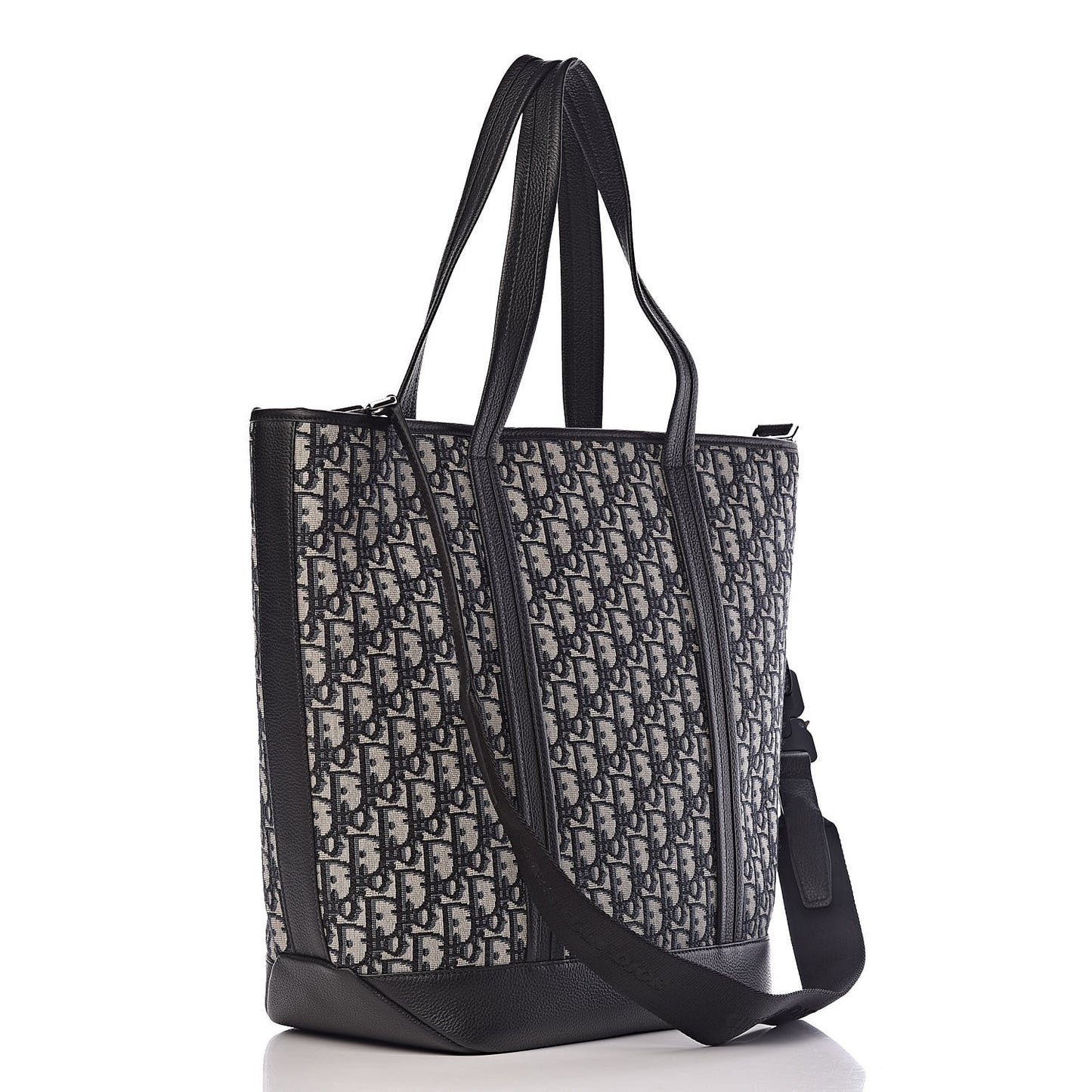 HOMME Oblique Grained Calfskin Tote Blue
