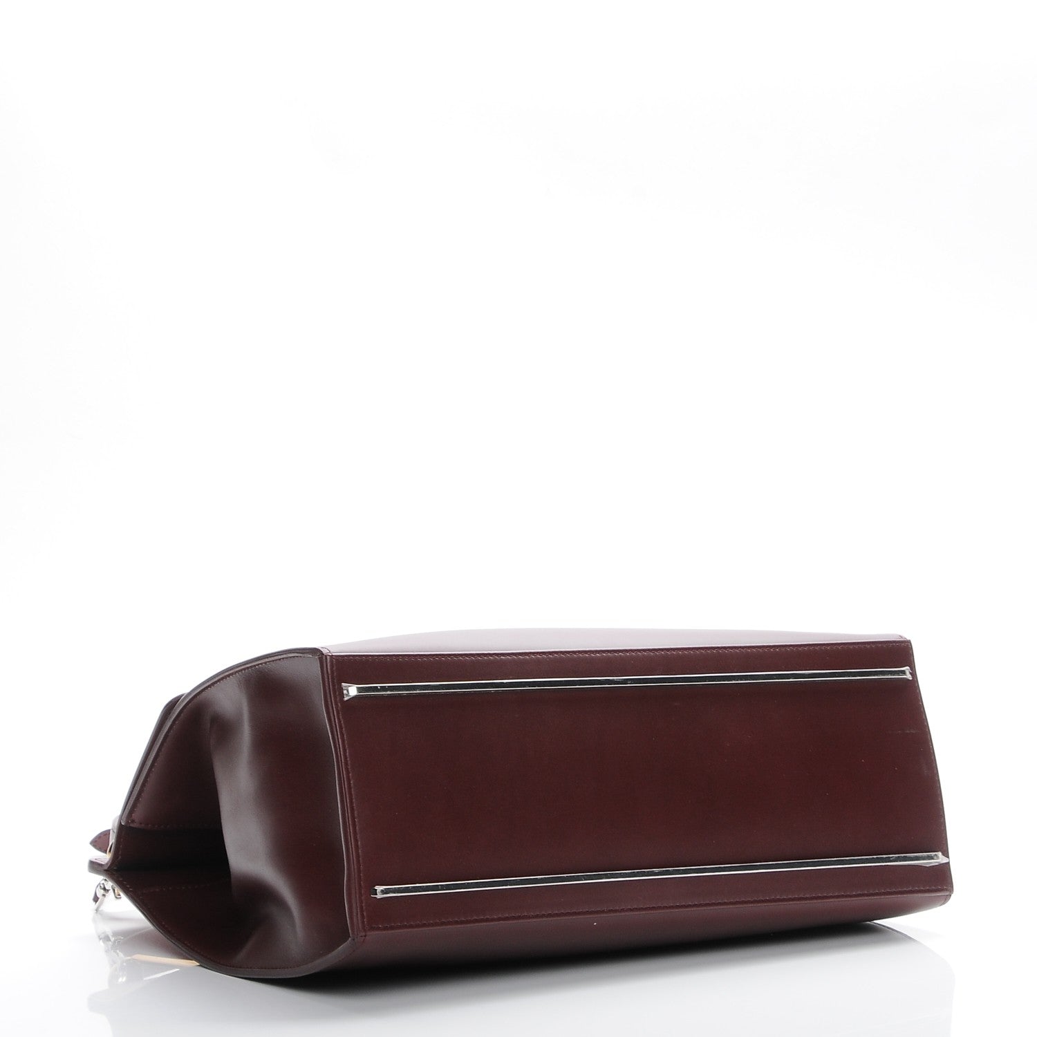 Balenciaga Smooth Calfskin Le Dix M Cartable Shoulder Bag Aubergine 5 of 10
