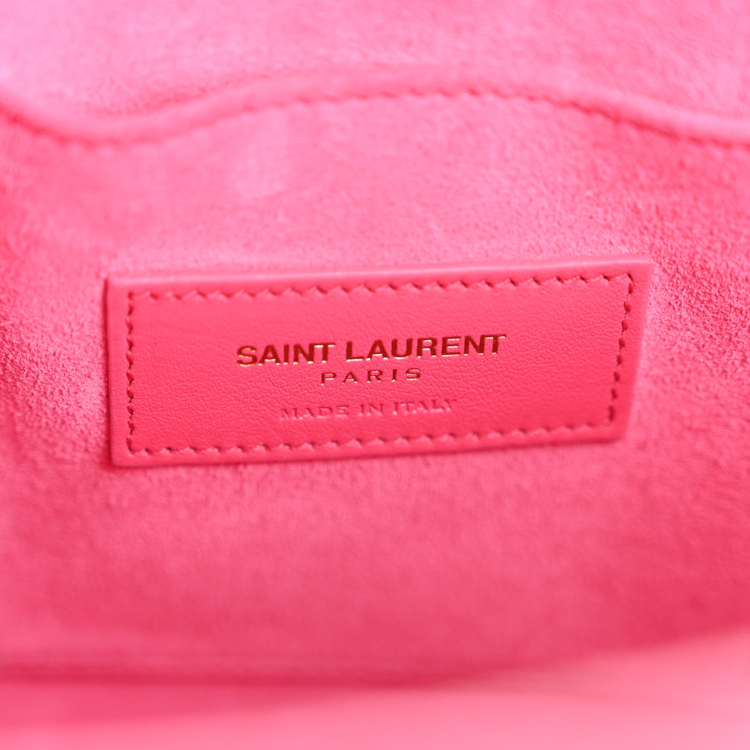 Saint Laurent Calfskin Nano Sac De Jour Lipstick Fuchsia 6 of 16