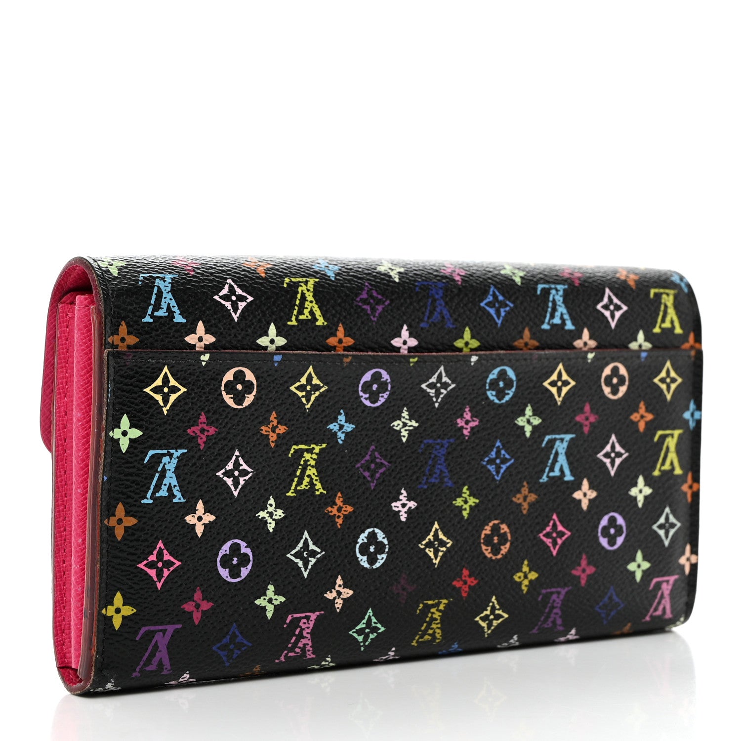 Louis Vuitton Monogram Multicolor Sarah Wallet NM Black Grenade 4 of 9