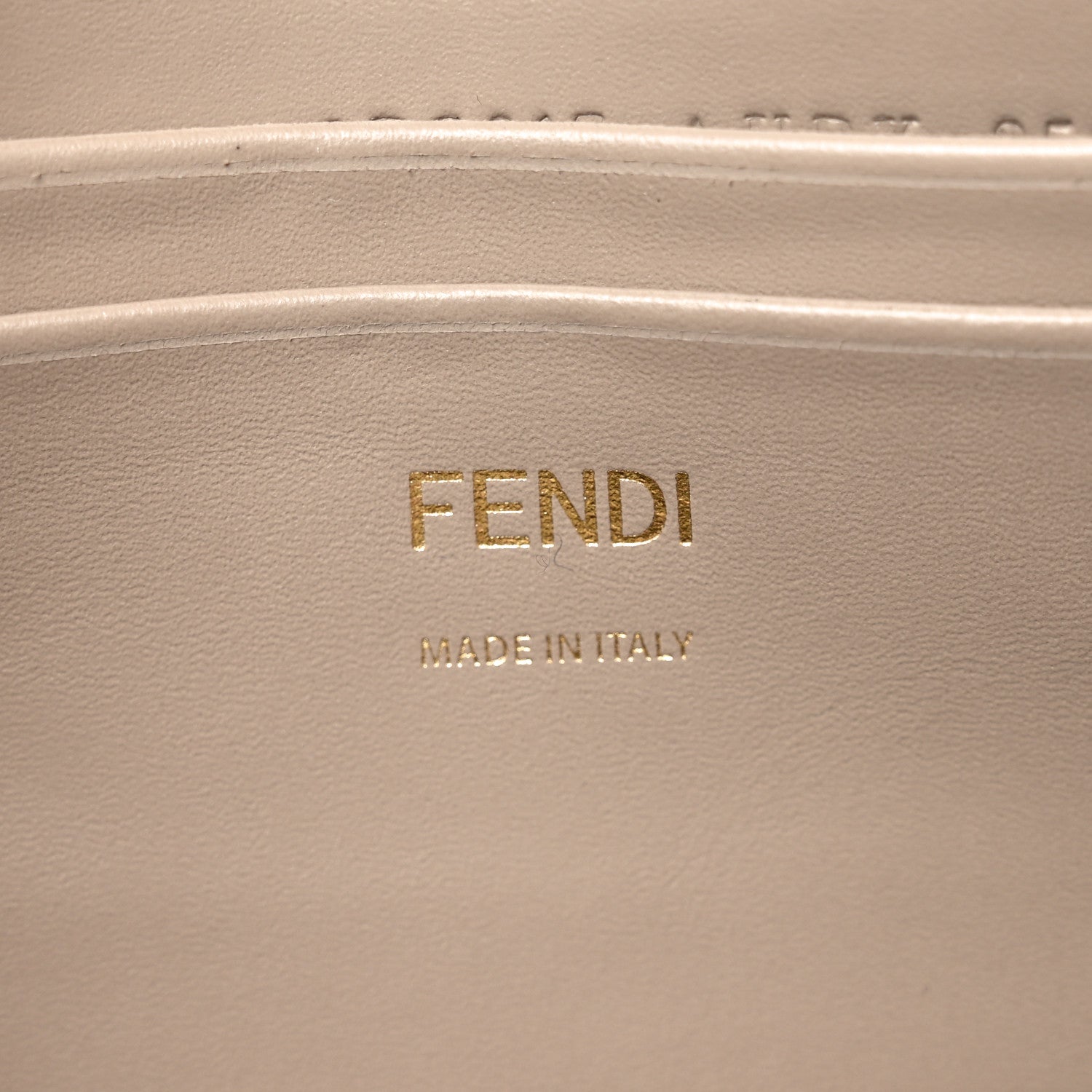 Fendi Denim Jacquard FF Effect Vitello Grace Mini Baguette Dove White Dove 6 of 11