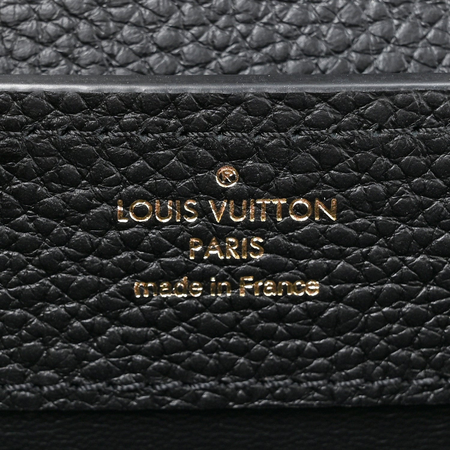 Louis Vuitton Taurillon Embellished Flower Crown Capucines Mini Black 6 of 8