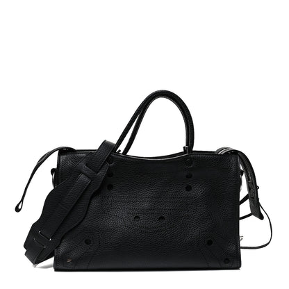 Balenciaga Veau Grana Perforated Blackout Hardware S City Black 1 of 9