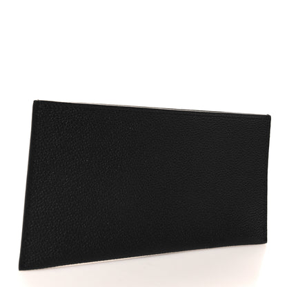 Louis Vuitton Calfskin Felicie Chain Wallet Card Holder Insert Black 3 of 6