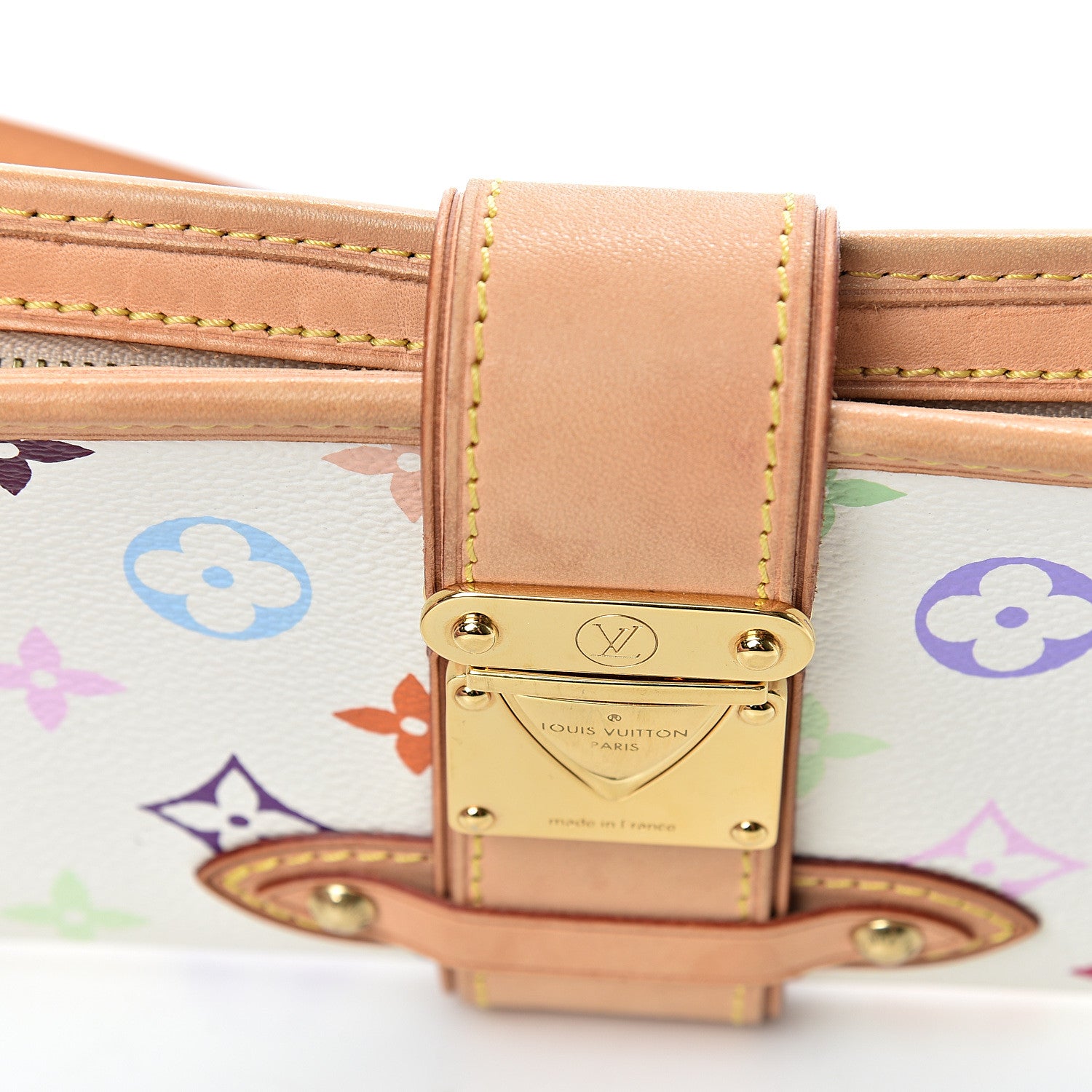 Louis Vuitton Monogram Multicolor Shirley White 9 of 12