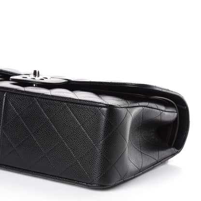Chanel Caviar Quilted Jumbo Double Flap Black 8 of 9