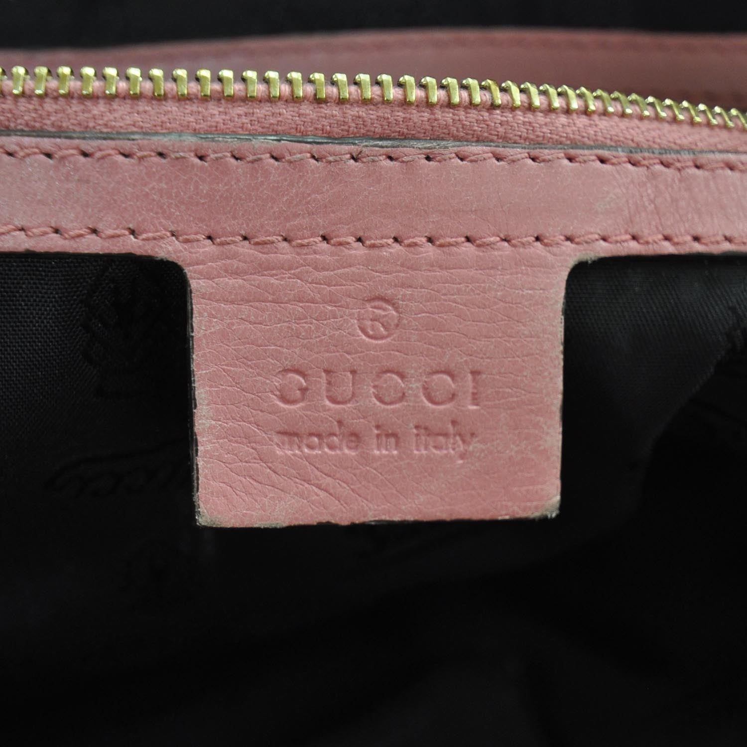 Gucci Leather Hysteria Clutch Pink 7 of 8