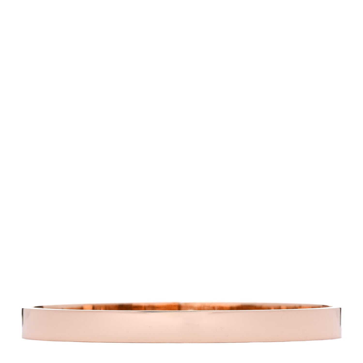 Hermes 18K Rose Gold Diamond PM Kelly Pave Bracelet SH 2 of 4