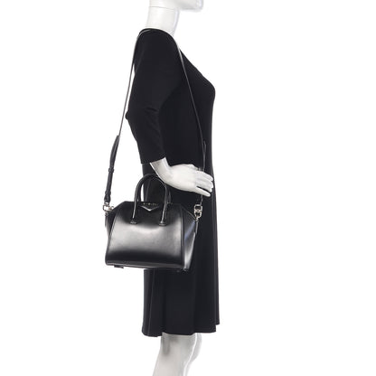 Givenchy Shiny Lord Calfskin Mini Antigona Black 2 of 12