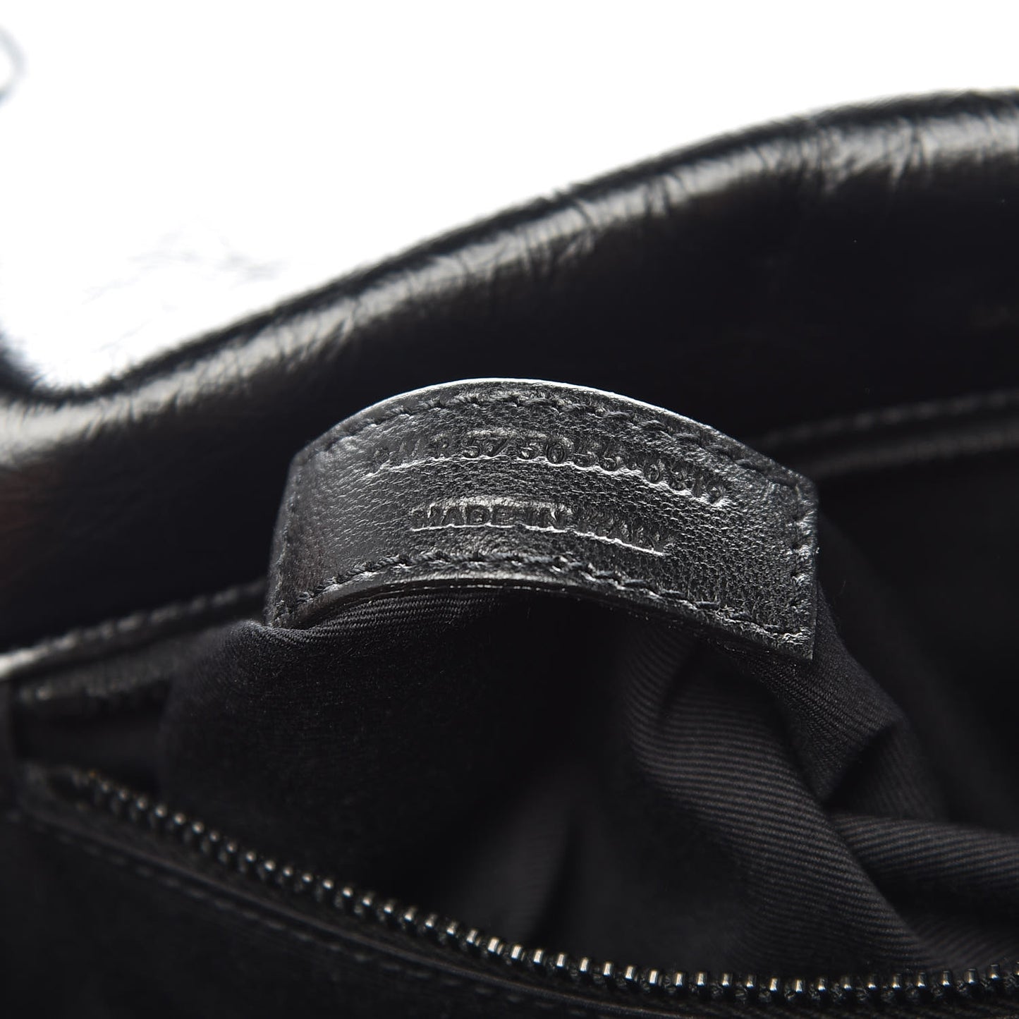 Crinkled Calfskin Matelasse Monogram Medium Niki Chain Satchel Black